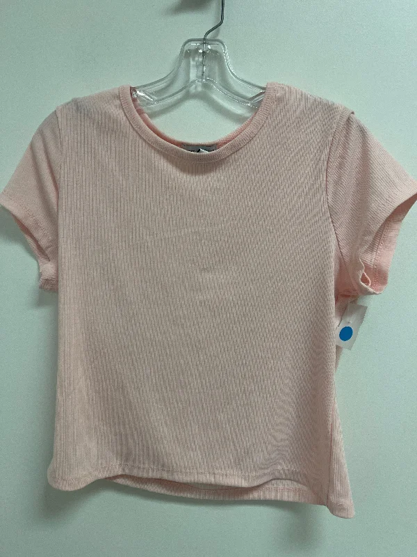 Top Short Sleeve By Clothes Mentor In Pink, Size: Xl