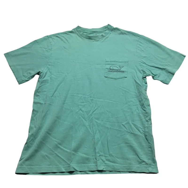 Top Short Sleeve By Vineyard Vines In Green, Size: S