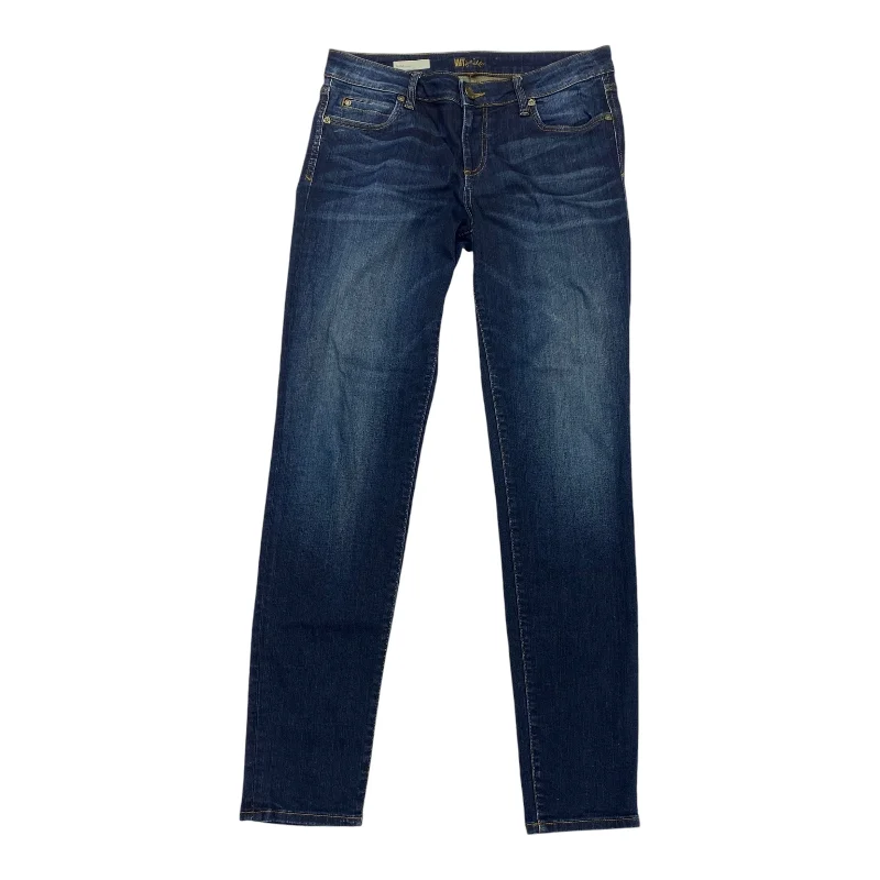 Jeans Skinny By Kut In Blue Denim, Size:6