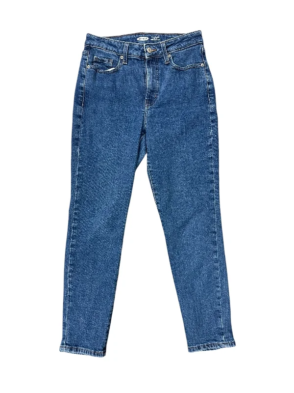 Jeans Straight By Old Navy In Blue Denim, Size: 0